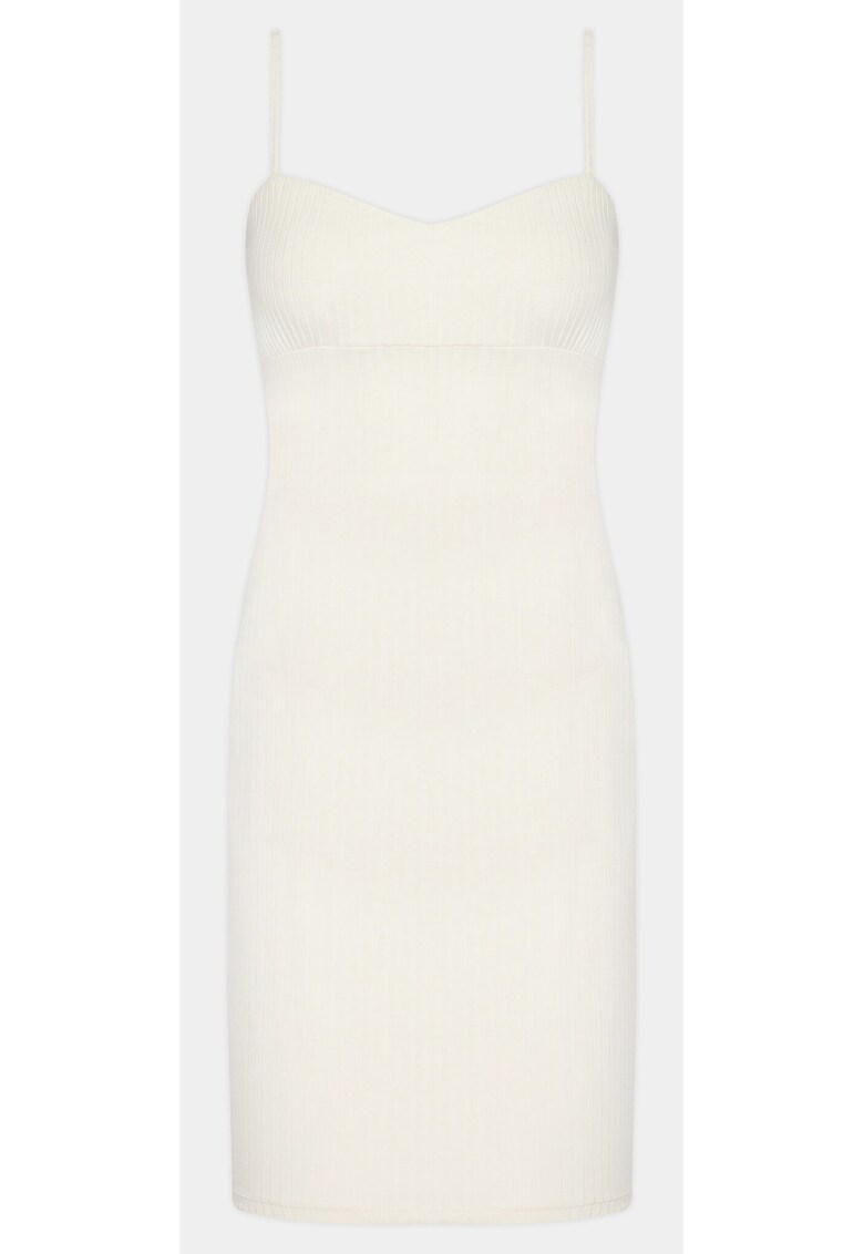 Rochie dama -  303995225 - Ecru - Bumbac Rochie dama -  303995225 - Ecru - Bumbac