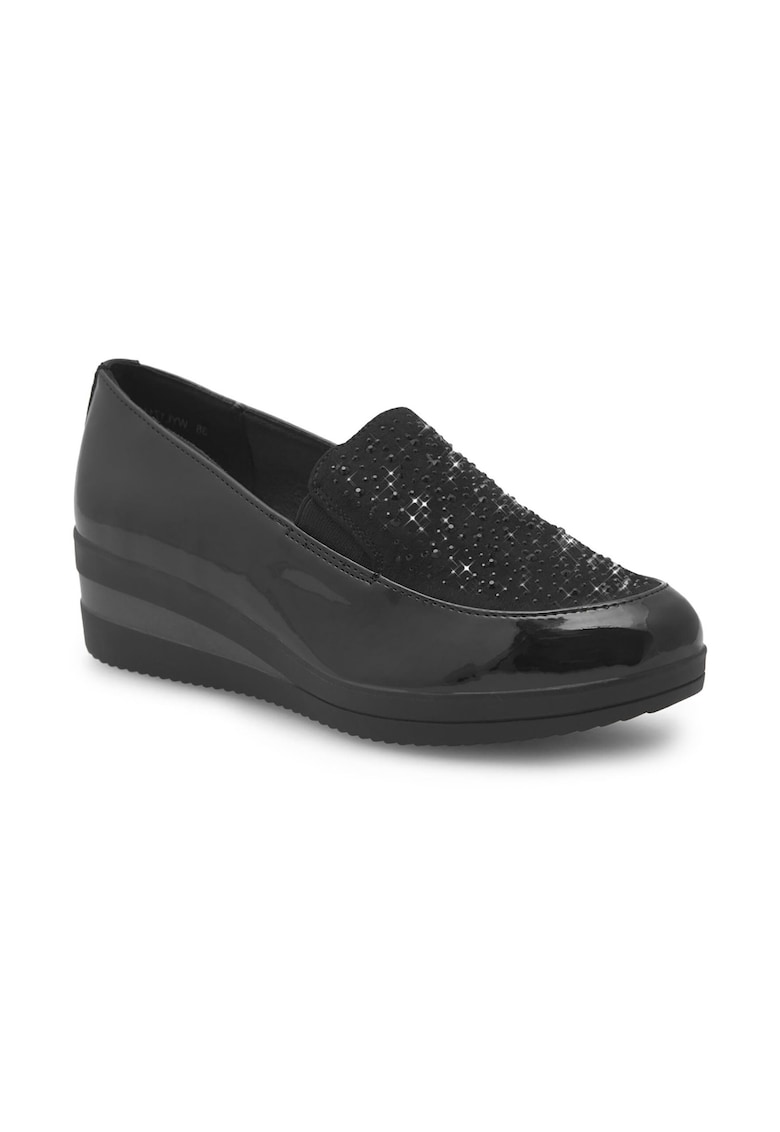 Pantofi dama - 267492 - Textil - Negru