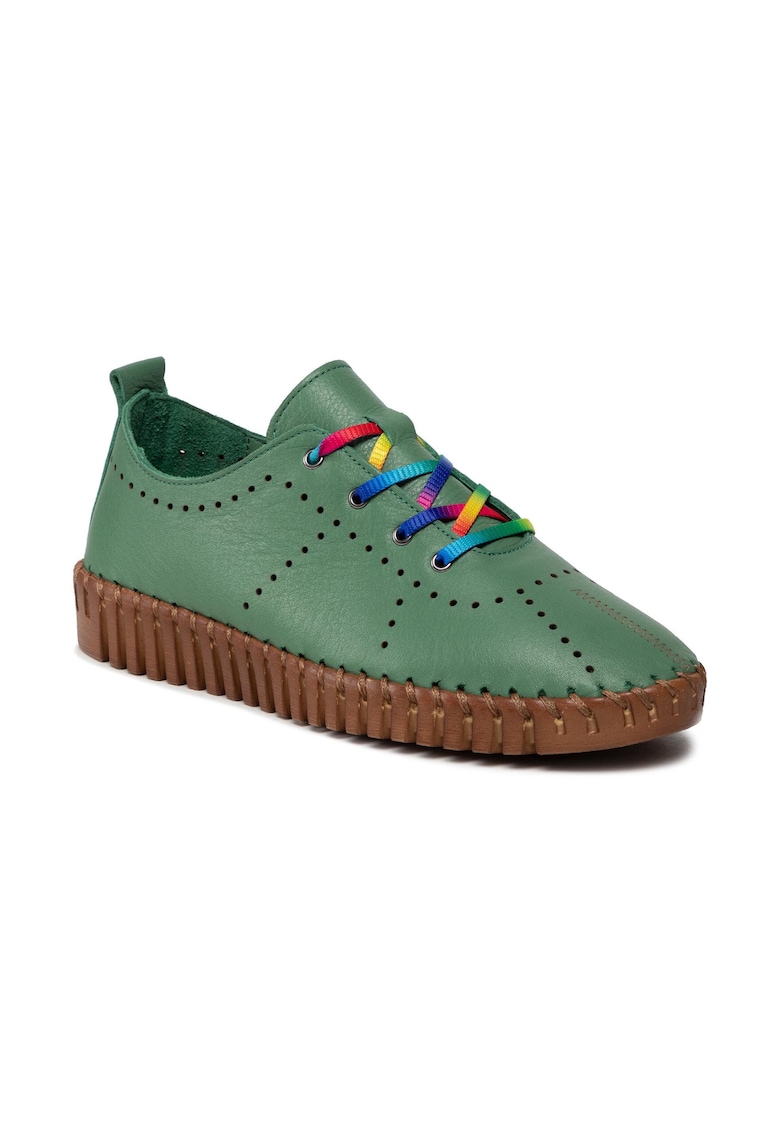 Pantofi dama - 316009 - Piele naturala - Verde