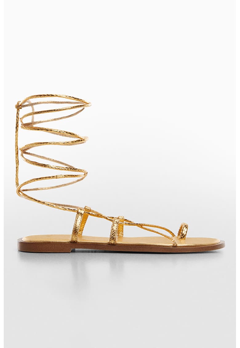 Sandale din piele cu model petrecut Gozo