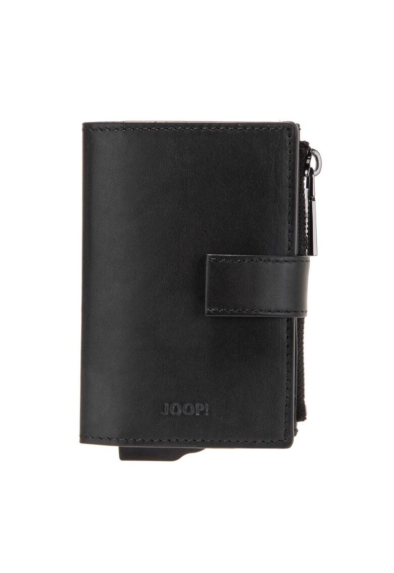 Portofel de piele E-Cage - Negru