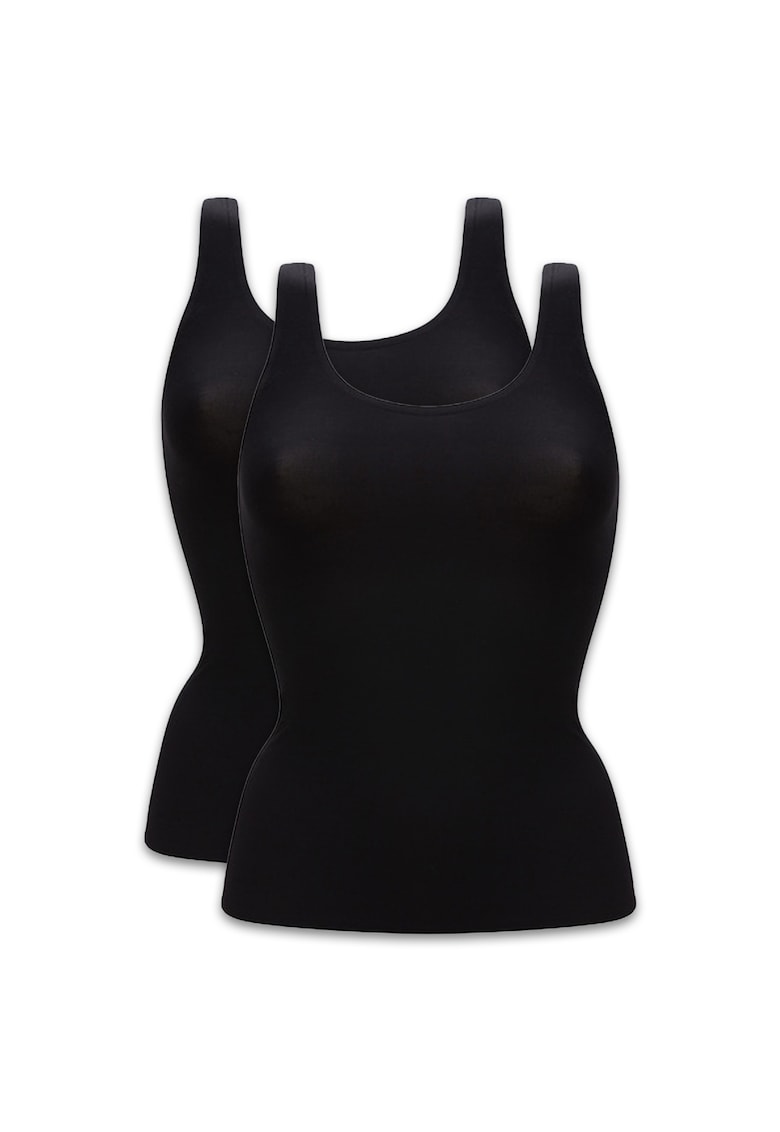 Chantelle Set de topuri uni - 2 piese - Negru