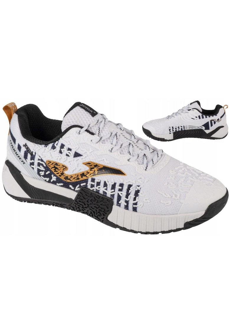 Pantofi sport barbati Thunder 2402 - respirabili - flexibili - alb - Alb