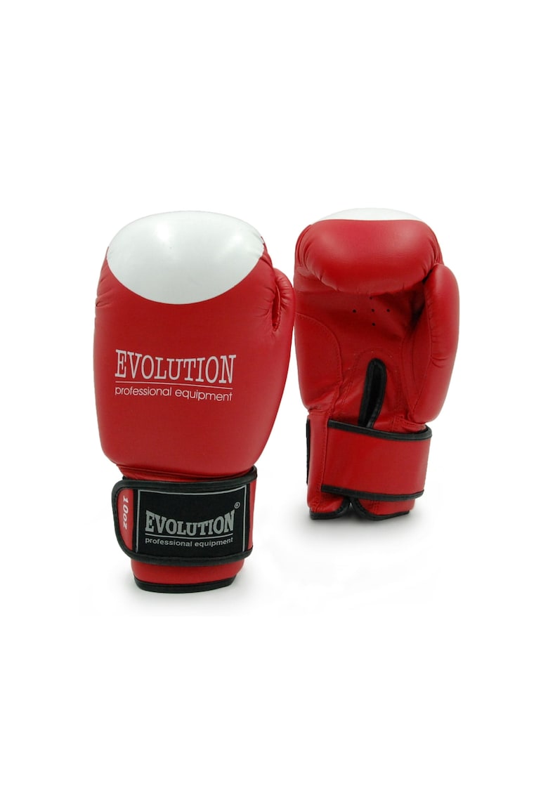 Manusi box Pro - piele sintetica - amortizare - rosu -