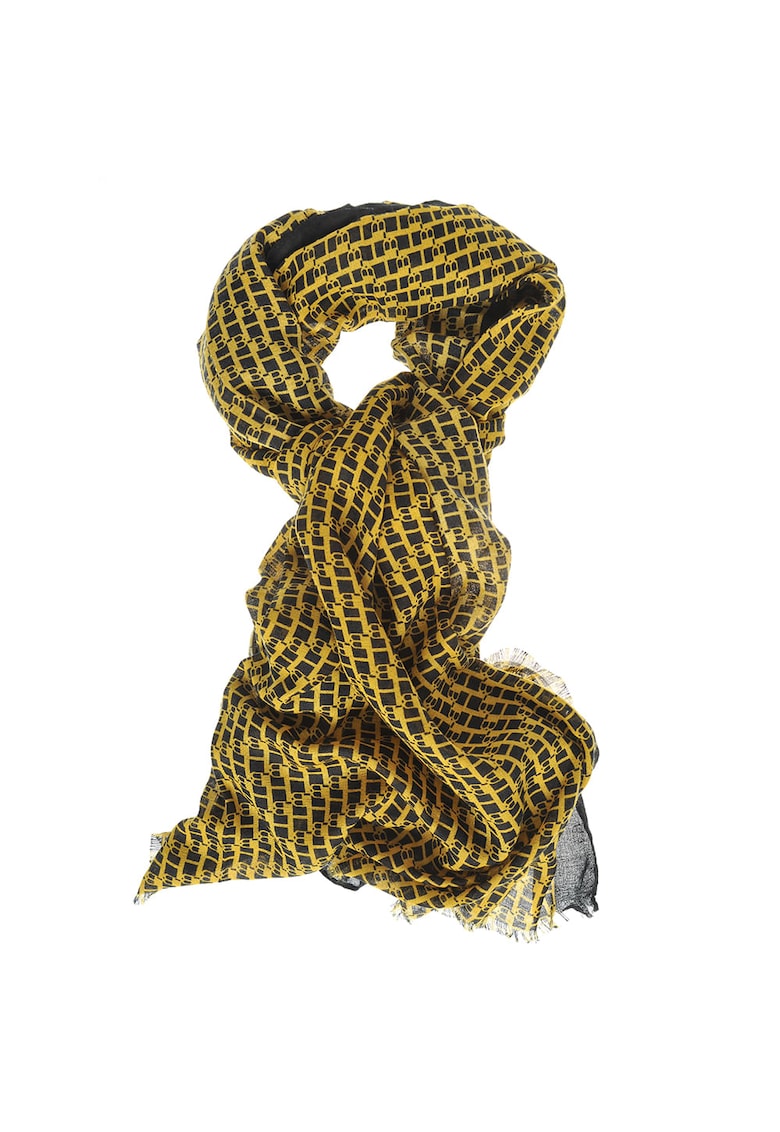 Esarfa din vascoza cu margini negre