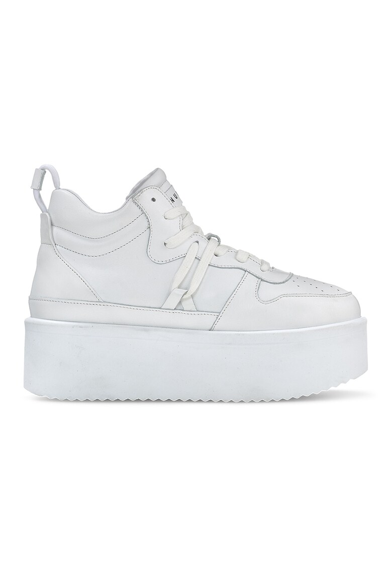 Pantofi sport wedge de piele Colette