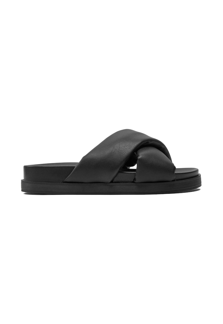 Papuci dama - 569457 - Piele ecologica - Negru