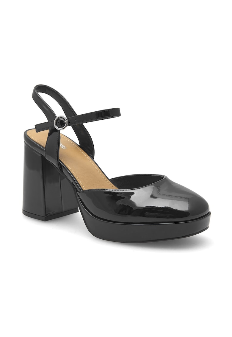 Sandale dama - 322986 - Piele ecologica - Negru