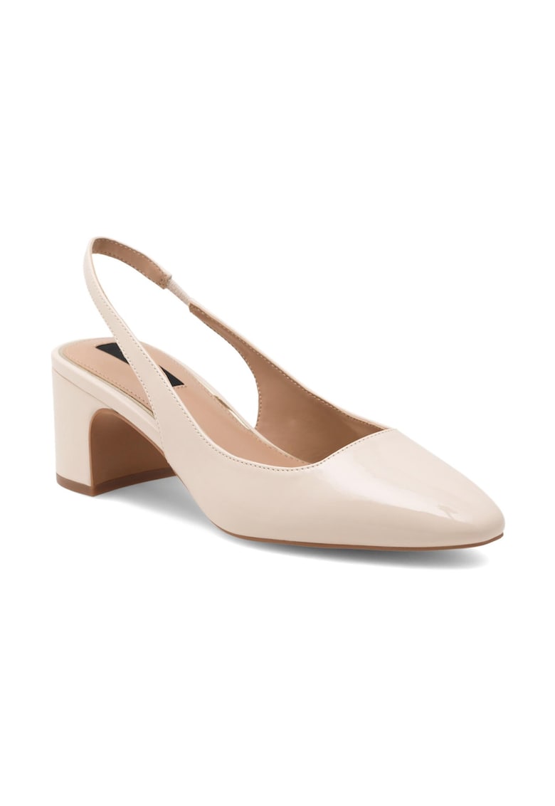 Nine West Sandale dama - 563686 - Piele ecologica - Alb