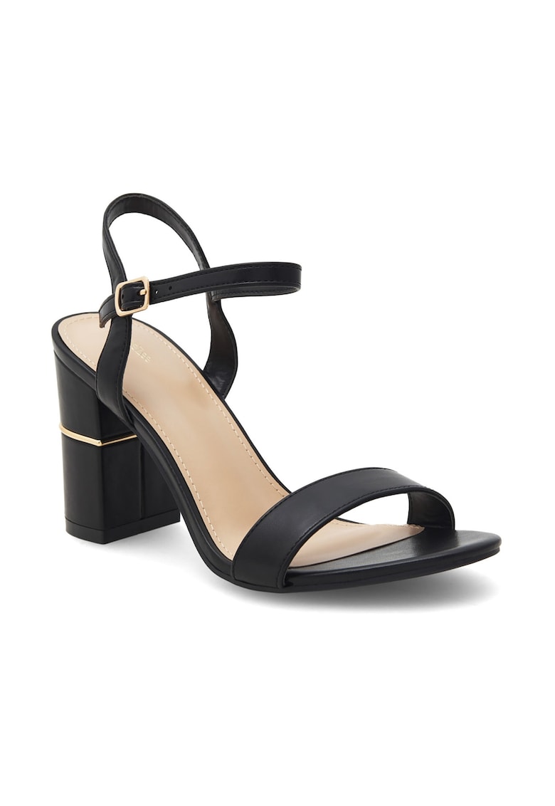 Sandale dama - 327196 - Piele ecologica - Negru