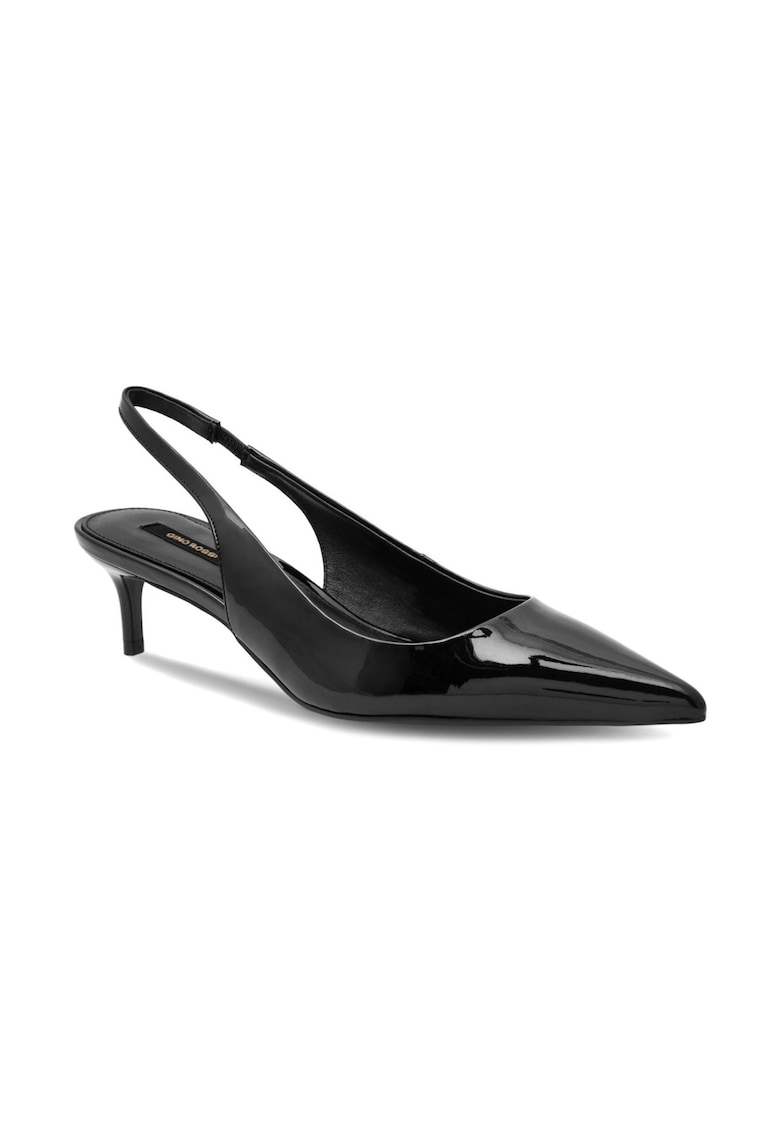 Sandale dama - 399155 - Piele lacuita - Negru