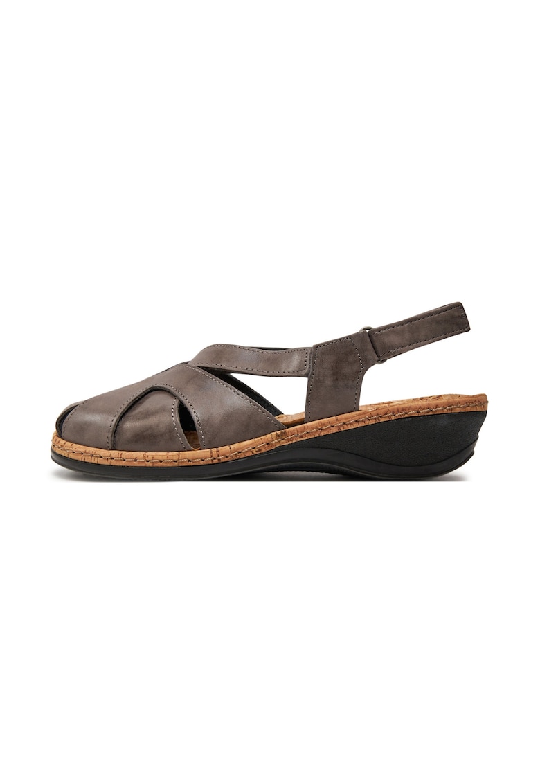 Sandale dama - 786472 - Piele naturala - Maro