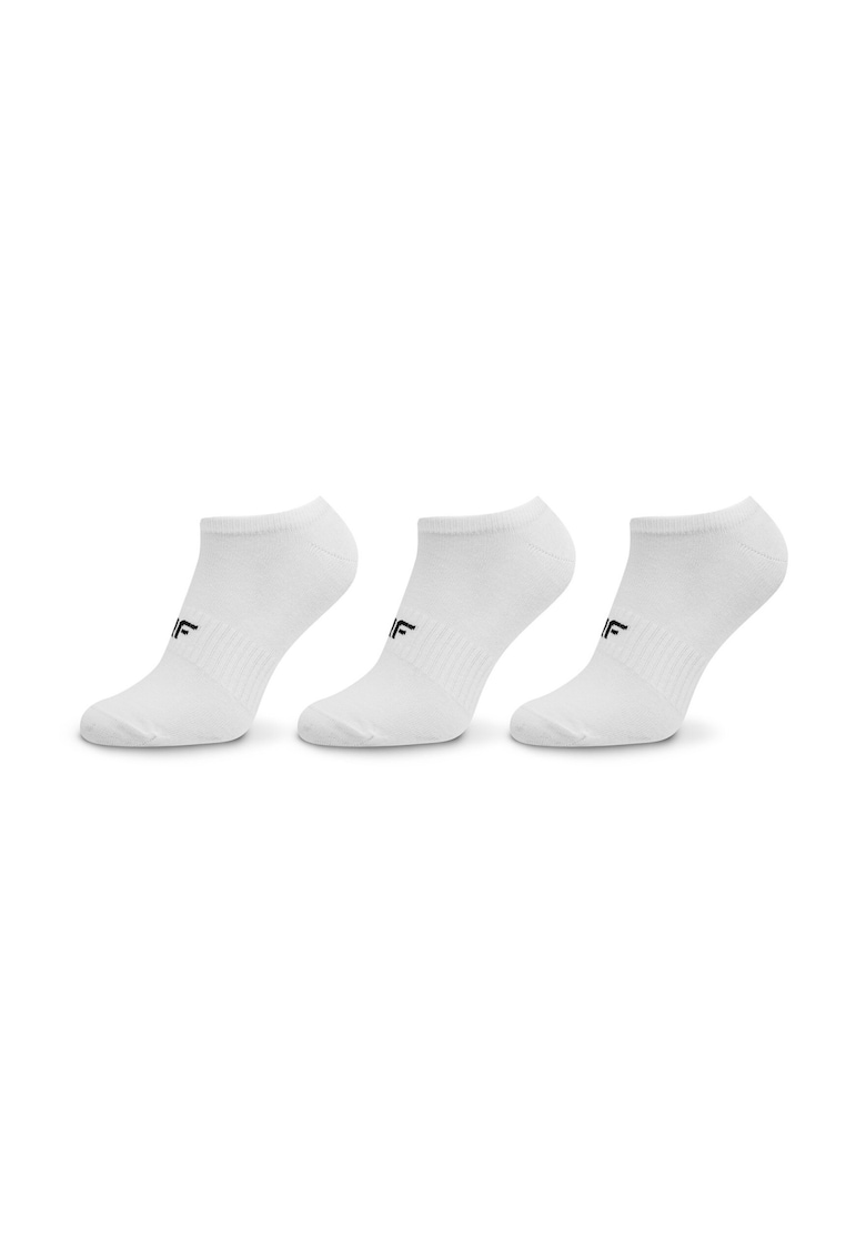 Set 3 perechi sosete barbati - 386320 - Sintetic - Alb