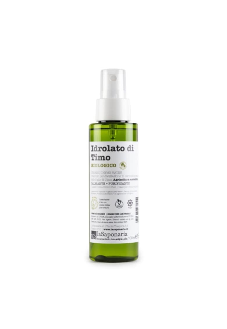 Hidrolat bio (apa florala) antiseptic de cimbru La Saponaria - 100 ml