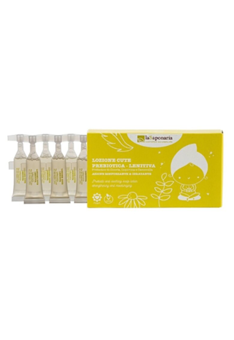 Lotiune hidratanta si calmanta pentru scalp La Saponaria - 10 X 5 ml