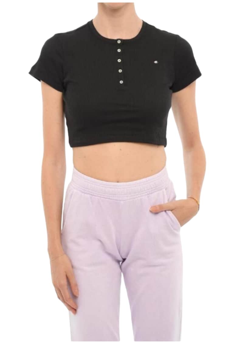 Tricou crop din bumbac