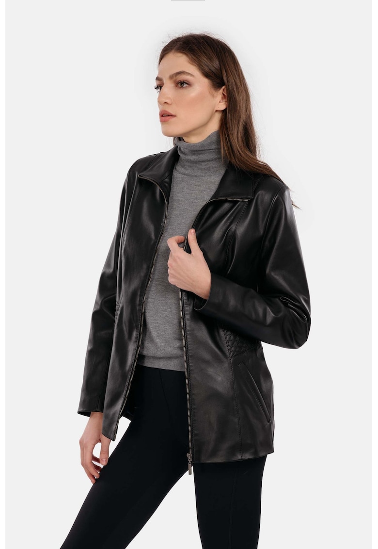 Jacheta din piele naturala - model Liz