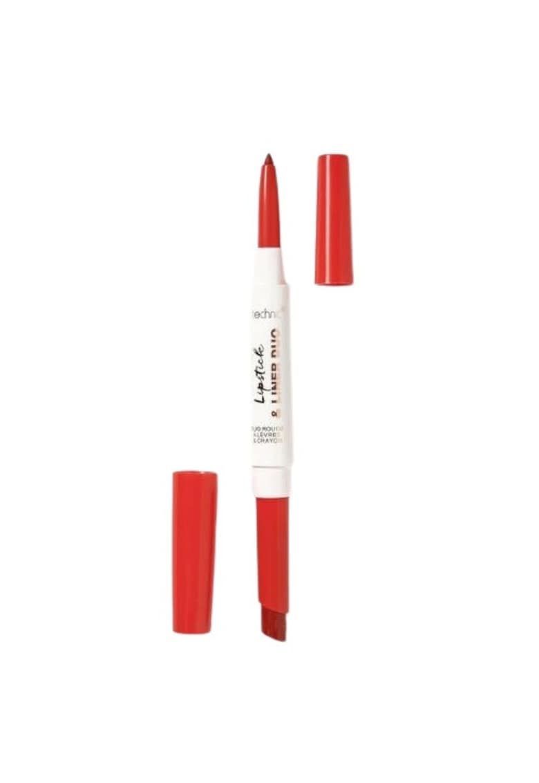 Set Ruj si Creion Buze - Duo - Vegandwqf - Coral
