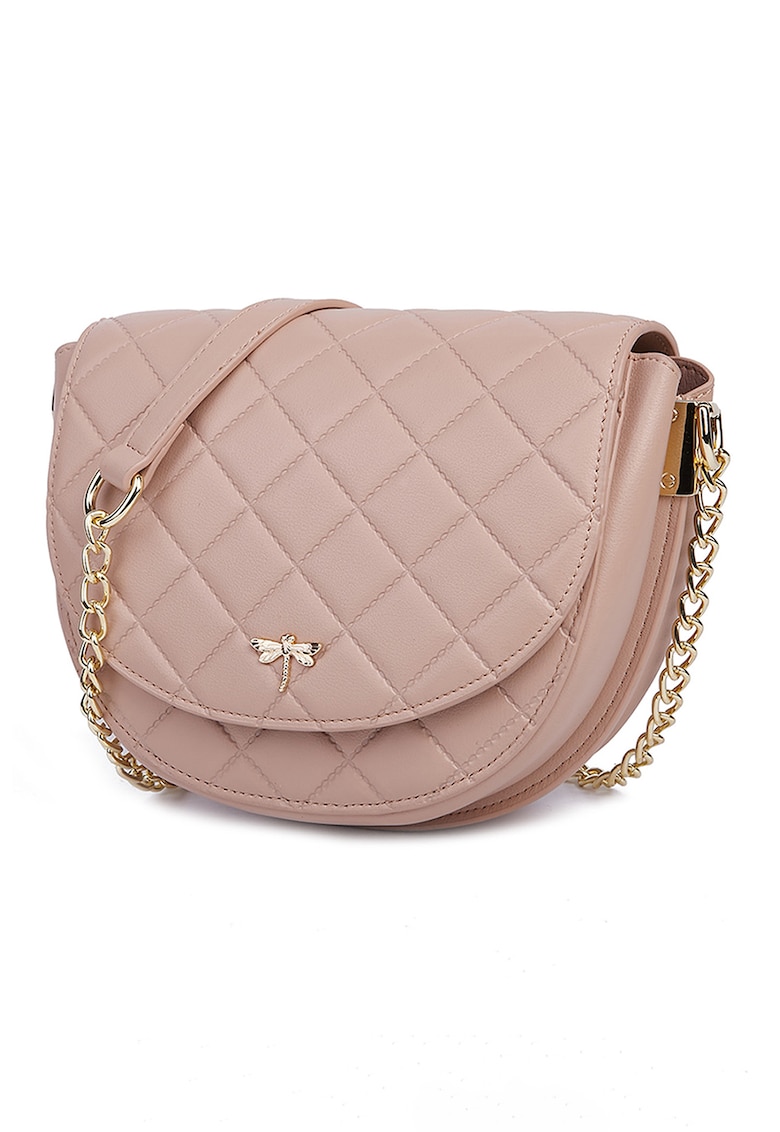 Geanta crossbody matlasata din piele Delina