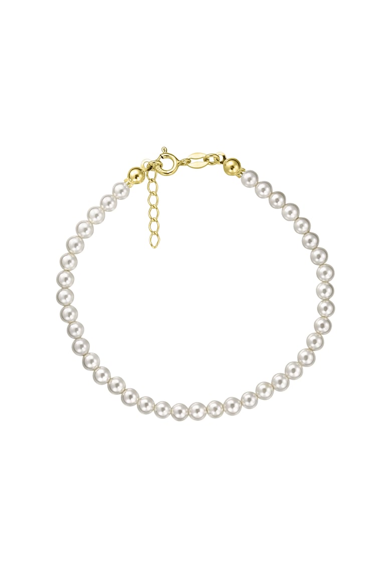 Bratara Pentru Picior/Glezna din Argint 925 cu perle naturale albe 4mmdsazx