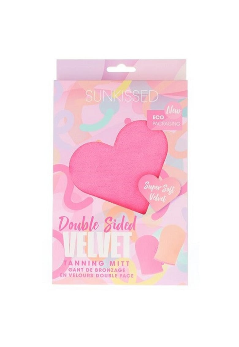 Manusa aplicare autobronzant - Double Sided - Velvet - Pink