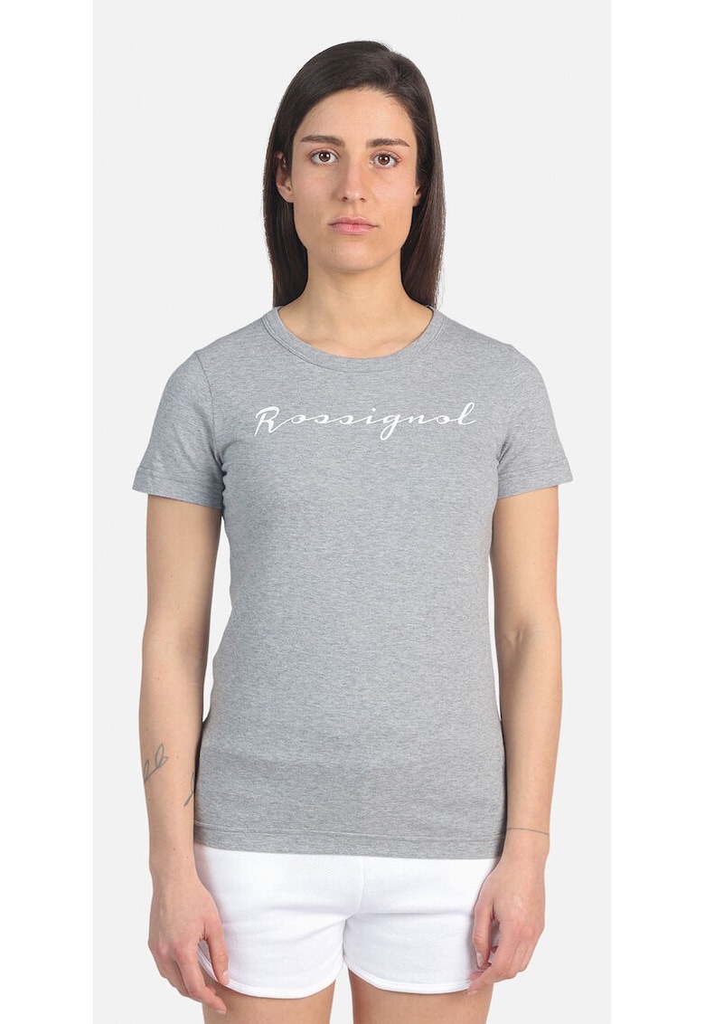 Tricou dama Logo Rossi tee - gri - Gri