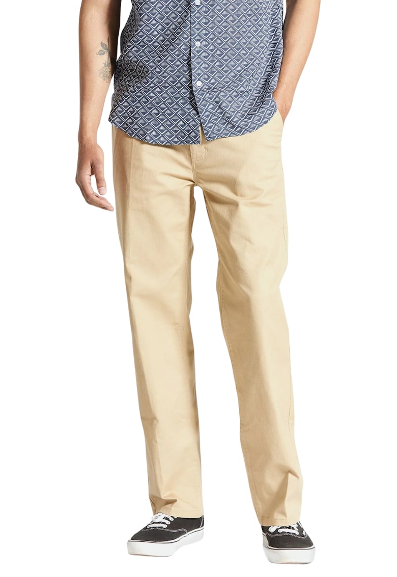 Pantaloni barbati -  Bej - Poliester - Pantaloni barbati -  Bej - Poliester -