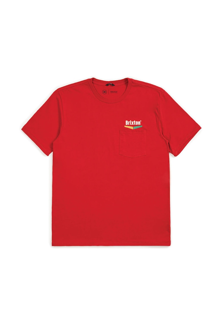Tricou Velocity - bumbac si poliester - rosu -