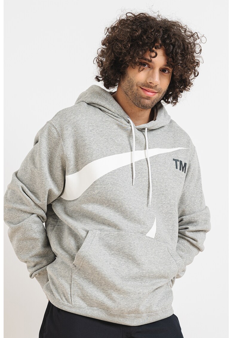 Nike Худи Swoosh с джоб тип кенгуру за Мъже Nike Худи Swoosh с джоб тип кенгуру за Мъже