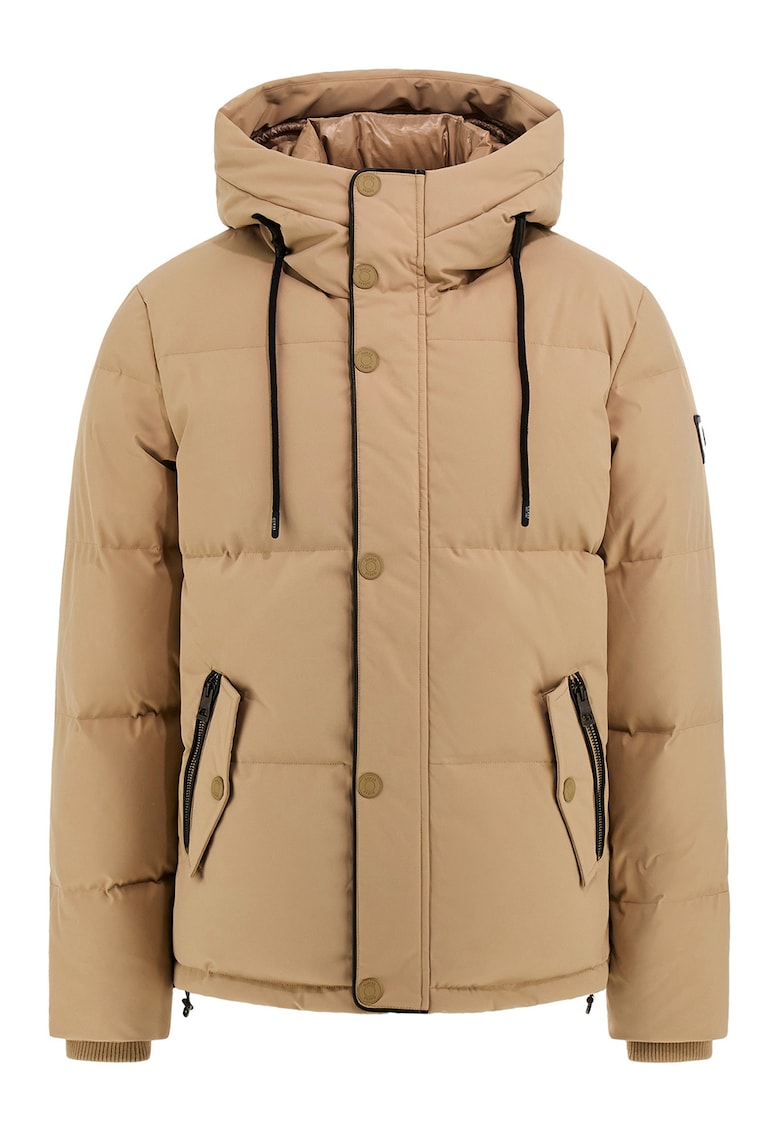 Guess Geaca cu gluga - Maro camel