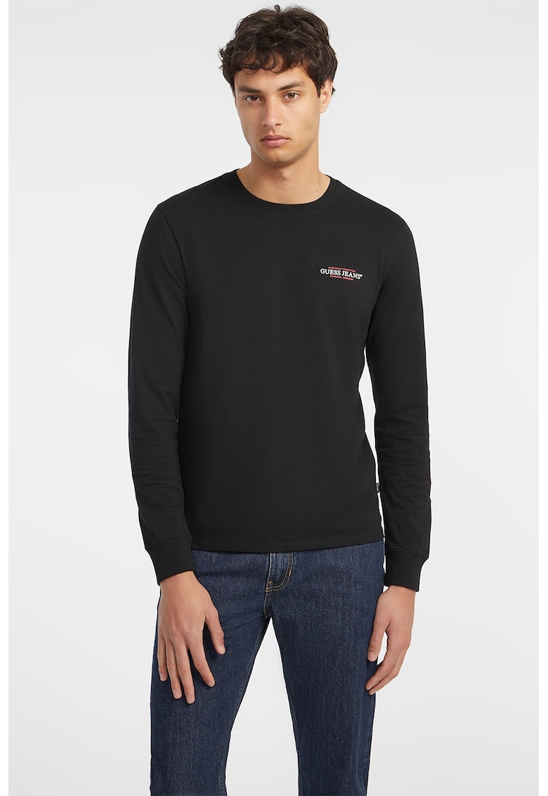Bluza slim fit cu logo
