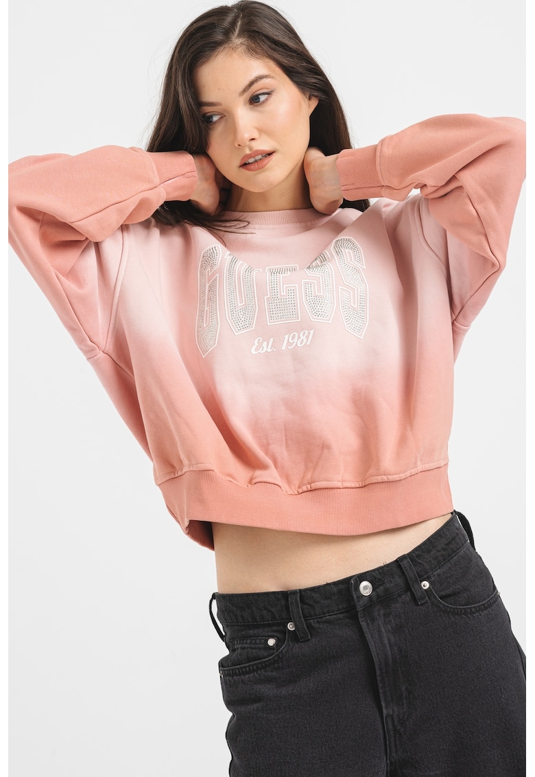 Bluza de trening supradimensionata cu logo