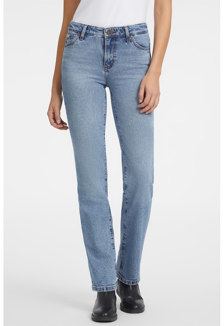 Blugi drepti cu talie medie