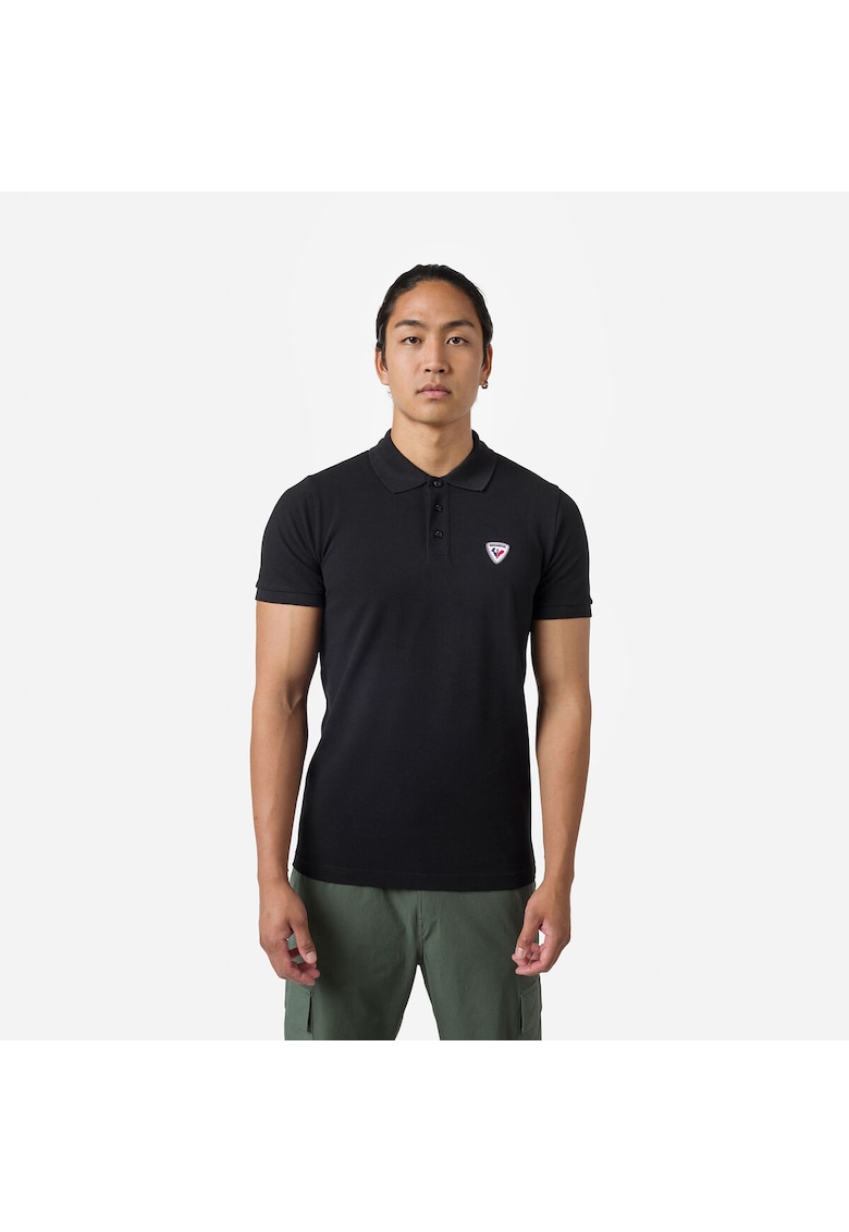 Tricou polo barbati Logo polo - negru - Negru