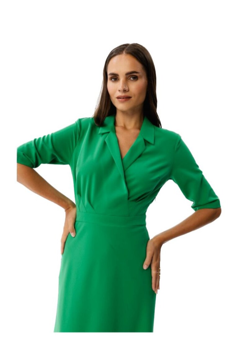Rochie midi dama - Bohodawc - verde deschis