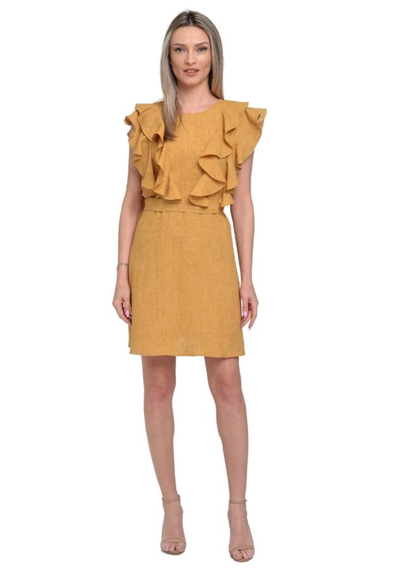 Rochie de zi din in dreapta Naomi