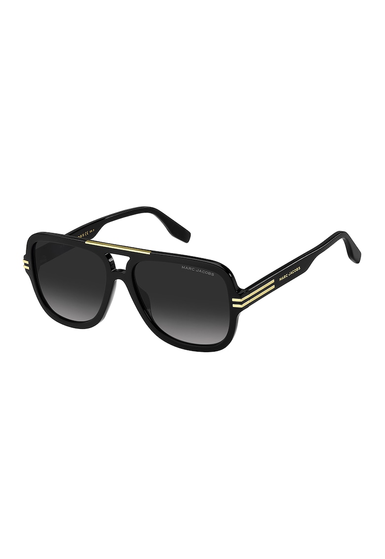 Ochelari de soare cu lentile in degrade - Auriu/Negru