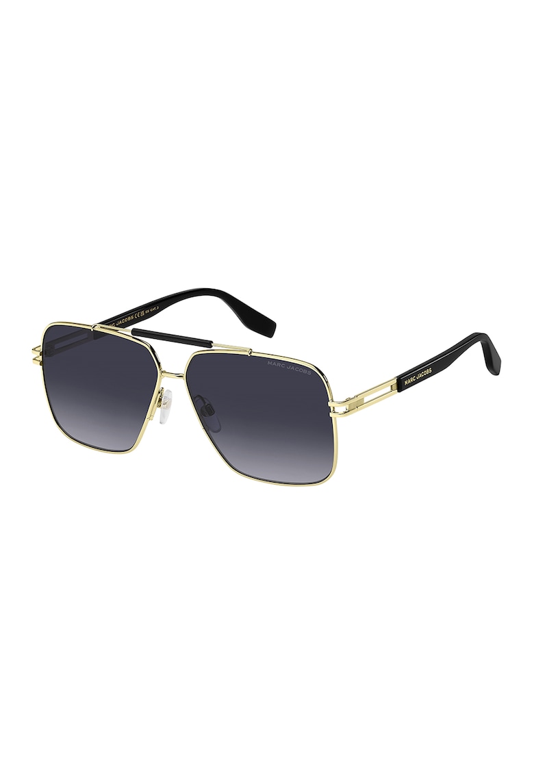 Ochelari de soare aviator cu rama metalica