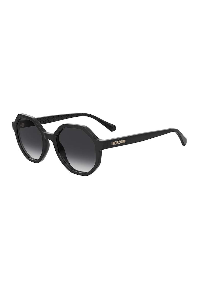 Ochelari de soare hexagonali cu lentile in degrade