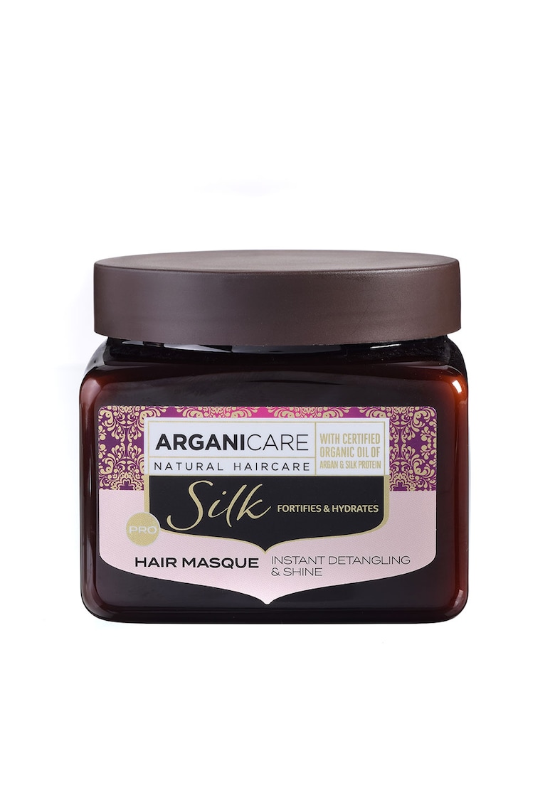 Masca de par pentru descurcare instanta si stralucire - cu proteina de matase - Silk -  500 ml Masca de par pentru descurcare instanta si stralucire - cu proteina de matase - Silk -  500 ml