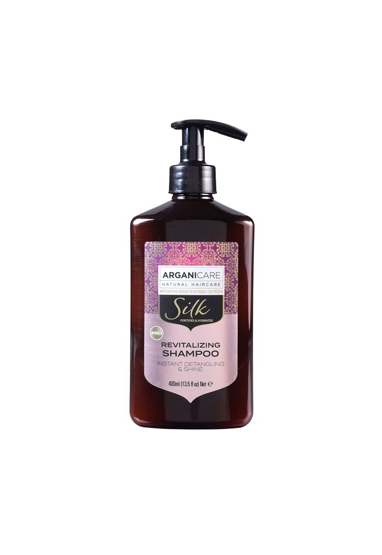 Sampon revitalizant pentru descurcare instanta si stralucire - cu proteina de matase - Silk -  400 ml Sampon revitalizant pentru descurcare instanta si stralucire - cu proteina de matase - Silk -  400 ml