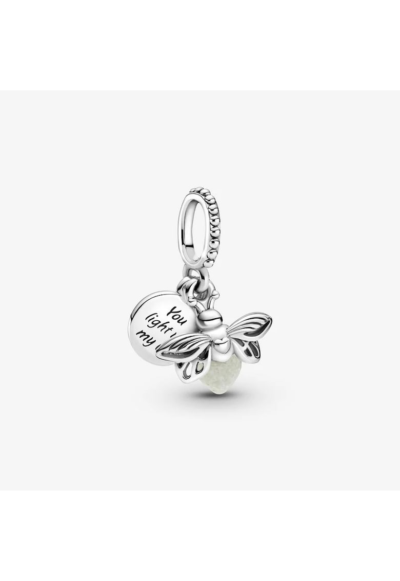 Charm tip Licurici care straluceste in intuneric - Argint 925