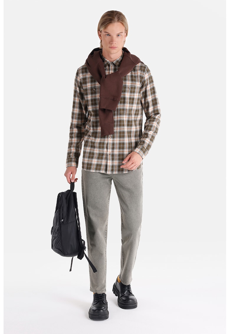 Blugi regular fit cu 5 buzunare