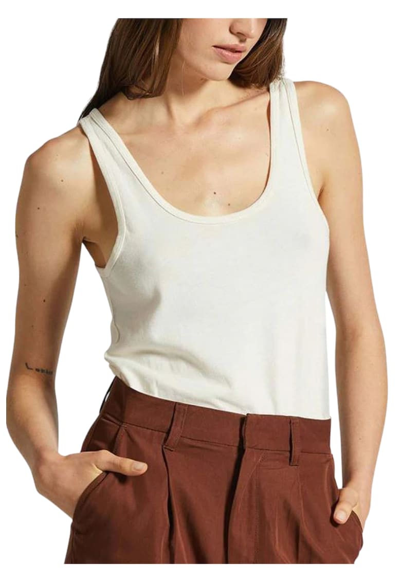 Maiou dama - Bumbac organic - Bej -