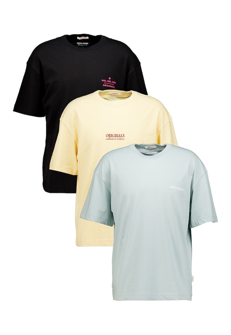 Set de tricou cu imprimeu Mykonos - 3 piese