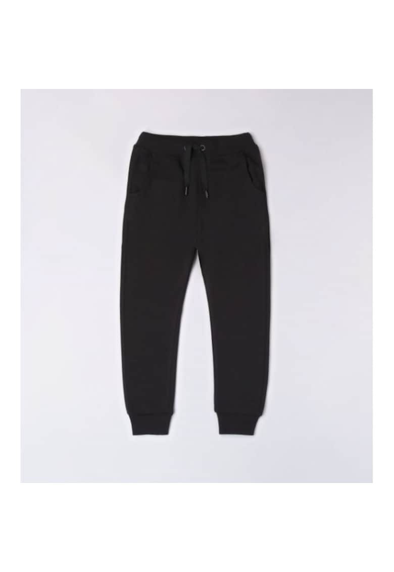 Pantaloni cu siret pentru baiat - 0.X706 - Negru