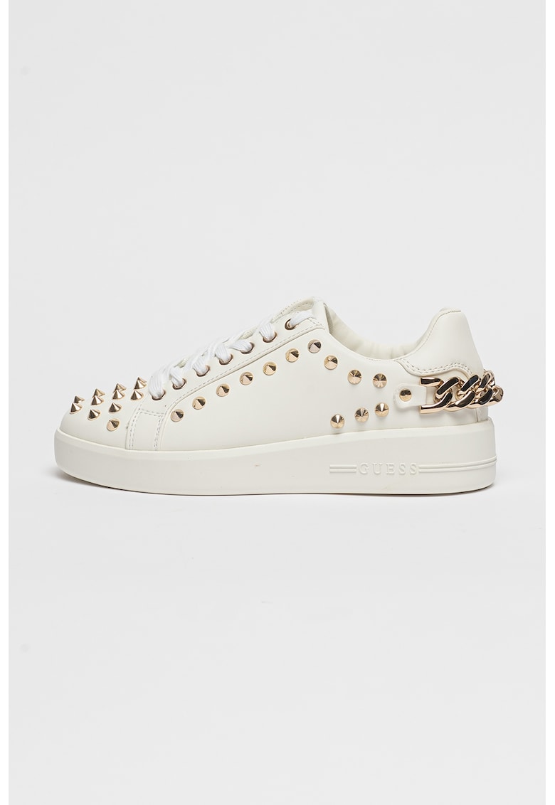 Pantofi sport de piele ecologica cu tinte