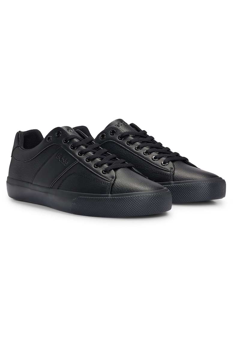 Pantofi loafer de piele ecologica cu aspect texturat Aiden Tenn