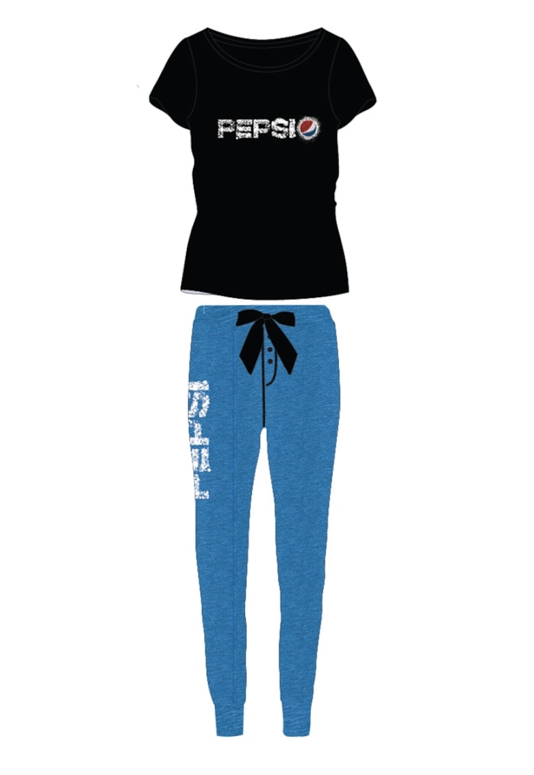 Pijama bumbac dama Co - Negru