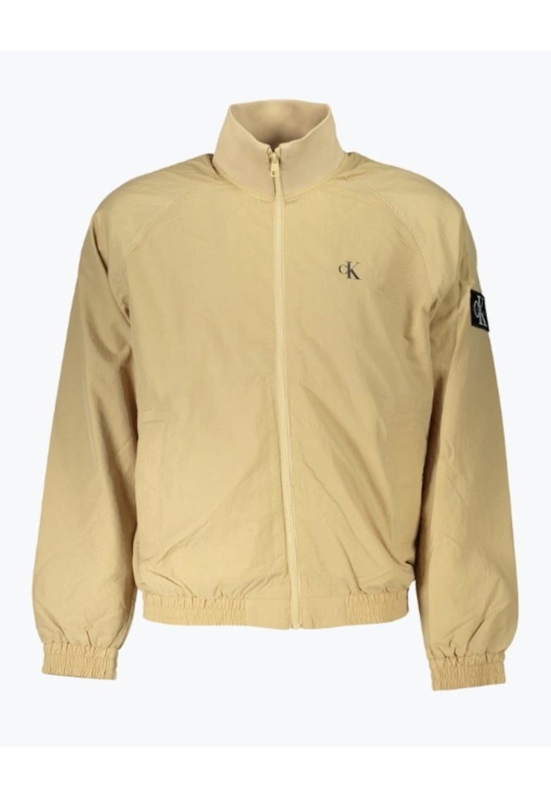 Jacheta barbati Harrington cu croiala Regular Fit si logo bej - Bej